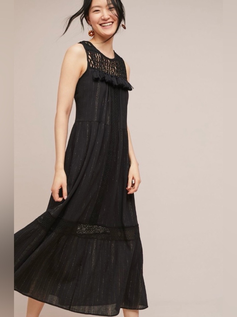 Anthropologie Maeve Abilene Maxi Dress Size XS